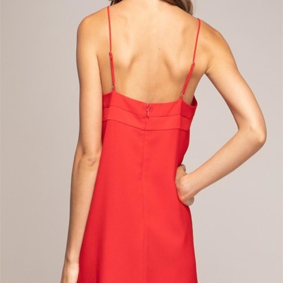 Naked Zebra Last Call  STRAPPY MINI PANELED DETAILED SHIFT DRESS in bronze - Picture 4 of 11